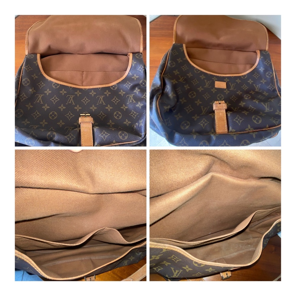 AUTHENTIC LOUIS VUITTON SAUMUR 35 CROSSBODY BAG - Picture 12 of 14